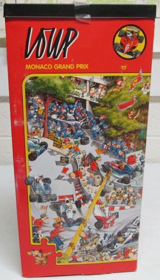 Jigsaw Puzzle 2000 Piece Heye Monaco Grand Prix Loup With Poster