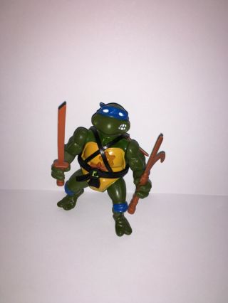 Vtg 1988 Tmnt Teenage Mutant Ninja Turtles Leonardo 100 Complete
