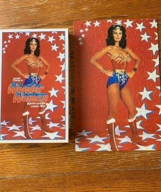 Vintage Wonder Woman Lynda Carter 200 Piece Puzzle - Complete