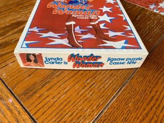 Vintage Wonder Woman Lynda Carter 200 Piece Puzzle - COMPLETE 3