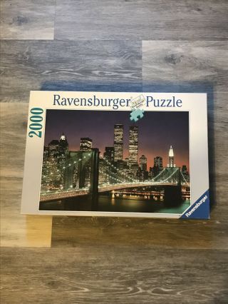 Ravensburger York City: Brooklyn Bridge And Manhattan 2000 Piece Puzzle
