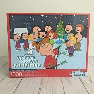 Peanuts Aquaries Charlie Brown Christmas 1000 Piece Jigsaw Puzzle (2018)