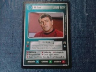 Mr.  Scott From The Trouble With Tribbles Set Of Star Trek Ccg 1e