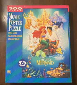 Disney “the Little Mermaid” 300 Piece Movie Poster Puzzle (2 