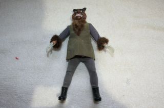 Vintage Mego Wolfman Mad Monsters 1971 8 " Action Figure Glow In The Dark