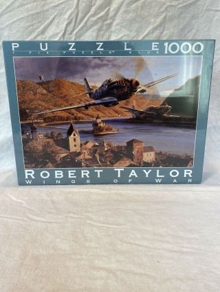 Jigsaw Puzzle Wings Of War Robert Taylor Eagles Over The Rhine 1000 World War Ll
