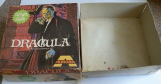 Vintage Aurora Empty Box Only Dracula Glow In The Dark Model Kit