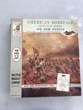 American Heritage Civil War Series Jig Saw Puzzle 3 " The Battle Of The Crater "