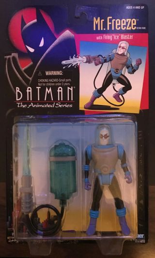 1993 Kenner Dc Batman The Animated Series Mr.  Freeze Action Figure Vintage