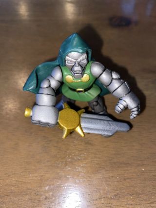 Marvel Hero Squad Fantastic Four Dr.  Doom With Infinity Sword 2.  75 " Figure
