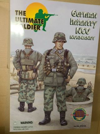 The Ultimate Soldier German Infantry Nco Normandy Ww11 12 " Figure 21st Century