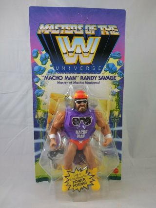 Mattel Wwe Masters Of The Universe Macho Man Randy Savage Unpunched Moc
