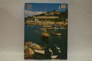 Vintage Cornwall Coast,  England 1000 - Piece Big Ben Puzzle By Milton Bradley