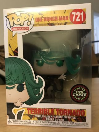 Terrible Tornado Chase One Punch Man 721 Funko Pop Vinyl Rare Limited