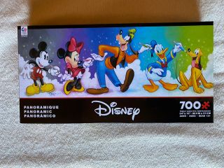 Mickey Mouse And Friends (fab 5) Panoramic 700 P Puzzle Nib Ceaco