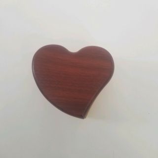 Heart Puzzle Wooden Padauk Box Heartwood Creations 2000 Instructions