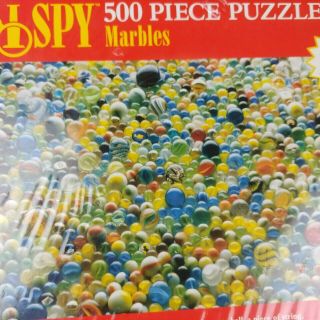I Spy Puzzle 500 Piece Marbles Find The Hidden Item Riddle Briarpatch