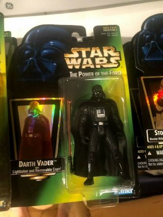Star Wars Darth Vader Kenner 1997 Potf 3.  75 Action Figure Power Of The Force