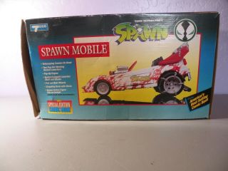 Spawn Mobile Mcfarlanes 1994 Todd Special Edition Comic Vehicle Open Box