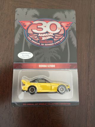 Hot Wheels 30th Annual Collectors Convention Honda S2000 163/1500 Dinner Sticker