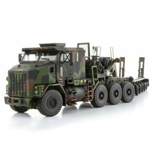 1:50 Model Oshkosh Het M1070 Tractor Heavy Equipment Transporter M1000 Trailer