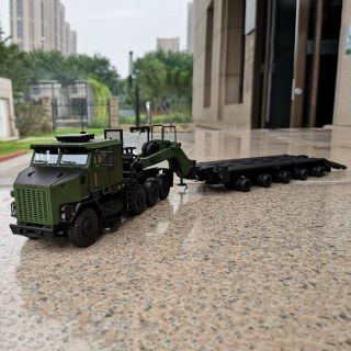 Twh 1:50 Heavy Truck Car Model Oshkosh Het M1070 Tractor With M1000 Trailer