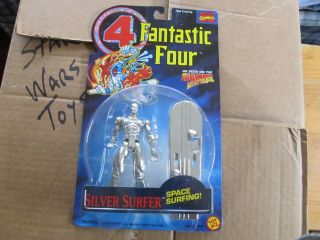 Fantastic Four Animated Toybiz Silver Surfer On Card