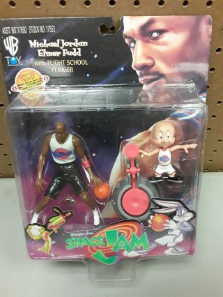Playmates Spacejam Michael Jordan And Elmer Fudd Action Figure