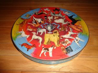 Springbok Vintage 500,  Piece Circular Puzzle Prize Dogs 1966 No.  2020 - -
