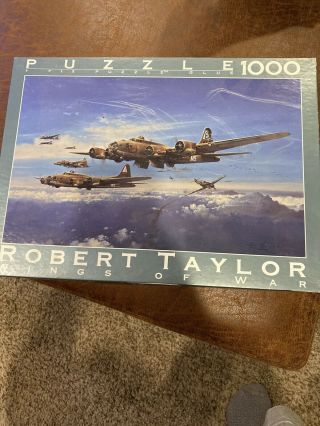 Robert Taylor Wings Of War Puzzle Return From Schweinfurt 1000pc Military