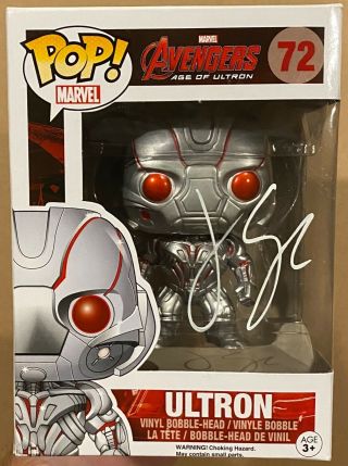 Ultron Marvel Avengers Age Of Ultron Funko Pop Autograph/signed James Spader