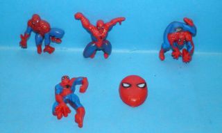 1980 Nasta The Spider - Man 1 " 5 Piece Magnet Set