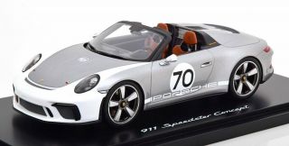Spark 2019 Porsche 911 (991/2) Speedster Concept 70 Silver Dealer Le Of 150