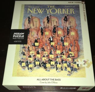 The Yorker Cartoon 500 Piece Jigsaw Puzzle All About The Bass John O’brien