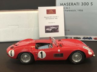 CMC 1/18 Maserati 300S 1 Le Mans 1958 M - 108 Limited Edition 2
