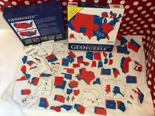 Geo Puzzle Red State/blue State Election Puzzle 2000 Presidential Election