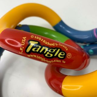 Vintage Tangle 1981 Richard X Zawitz Multi - Color Fidget Toy Euc Fun Brain Teaser