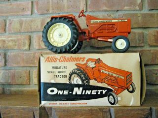 Rare 1960’s Ertl Allis - Chalmers One - Ninety Toy Tractor 1/16