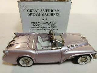 Great American Dream Machines 1954 Buick Wildcat Ii 2 Door Convertible 20 1:43