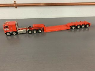 A Smith Auto Models 1:50 5 Axle Kenworth K100 Twin Steer With 4 - Axle Lowboy