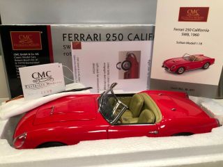 Cmc M - 091 Ferrari 250 California Swb 1960 1:18 Limited Production,