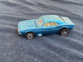 Hot Wheels Redline Custom Camaro Ice Blue Usa - Near - Very Rare