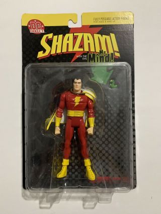 Dc Direct Shazam With The Evil Mr.  Mind Action Figures (2002)