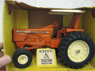 1970’s Ertl Allis - Chalmers 190XT Land Handler 1/16 Toy Tractor with Rops,  NIB 2