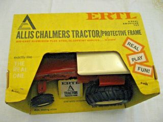 1970’s Ertl Allis - Chalmers 190XT Land Handler 1/16 Toy Tractor with Rops,  NIB 3