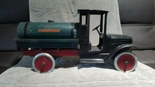 Vintage 1920s Buddy L Tank Line/sprinkler Truck - Rare