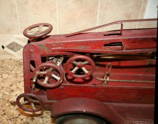 Vintage 1920 ' s Keystone Packard Fire Truck Water Tower Survivor Parts Repair 3