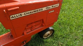 Vintage 49 Year Old Allis - Chalmers Pedal Tractor One - ninety 190 2
