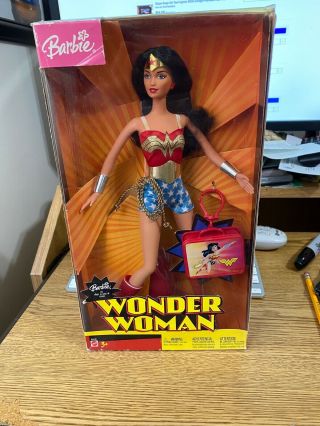 Barbie Dc Comics Hero And Villains Wonder Woman Doll Ptmi Label