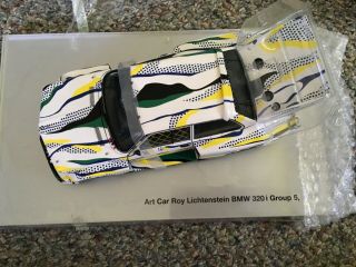 Roy Lichtenstein Bmw 320i Gruppe 5 1:18 Model Car Art Cars 80430150936